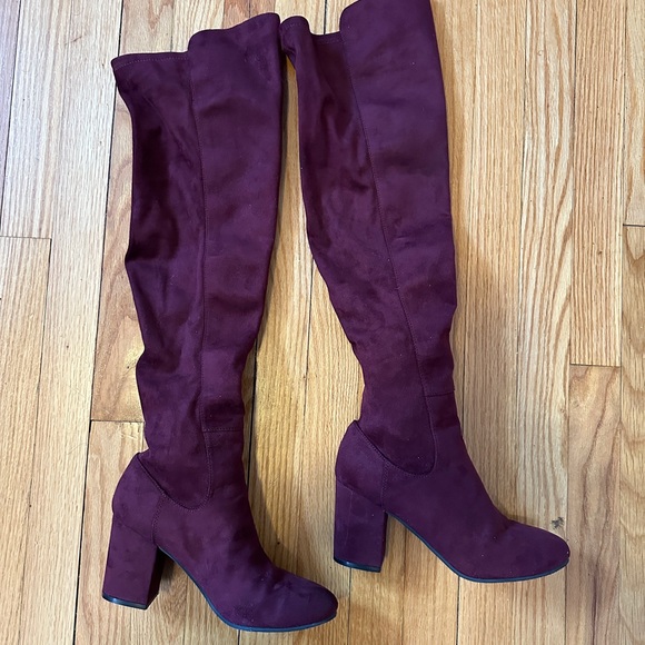 Burgandy Boots - Picture 2 of 6